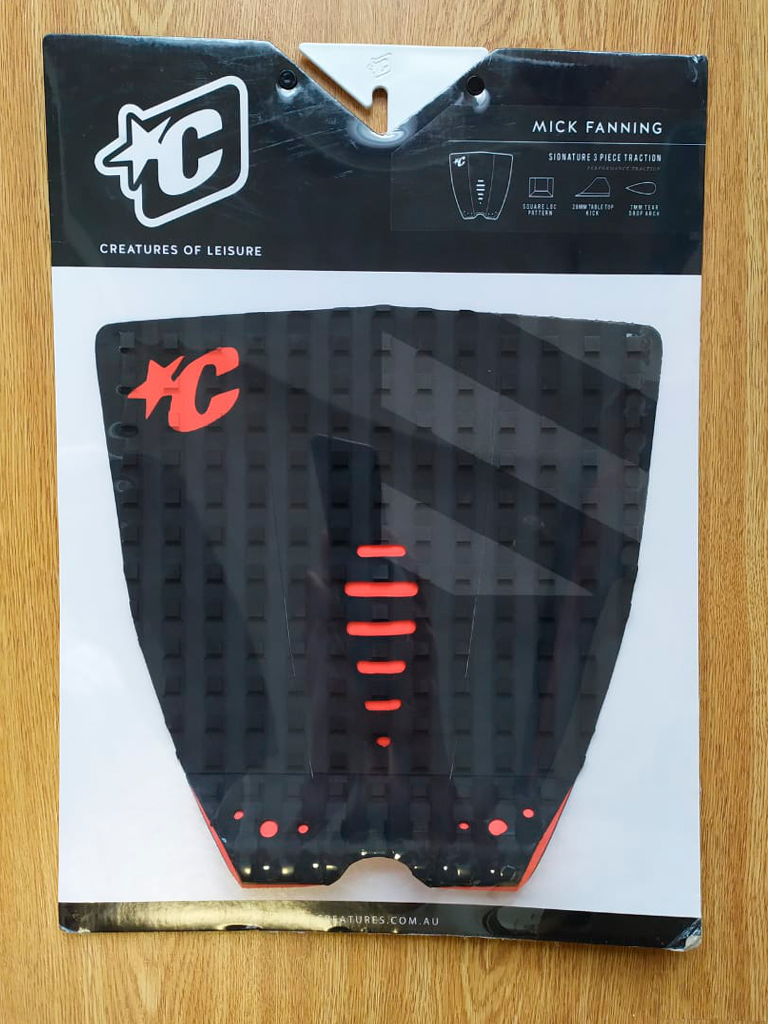 Accesorios y repuestos Creatures Pads Mick Fanning Negro y Naranja